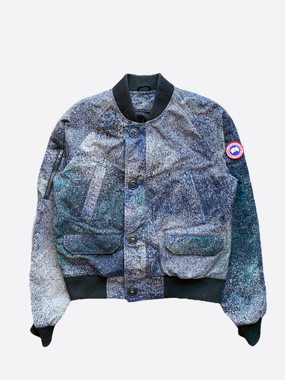 Canada Goose Navy Sandstorm Camo Faber Men's Jacket