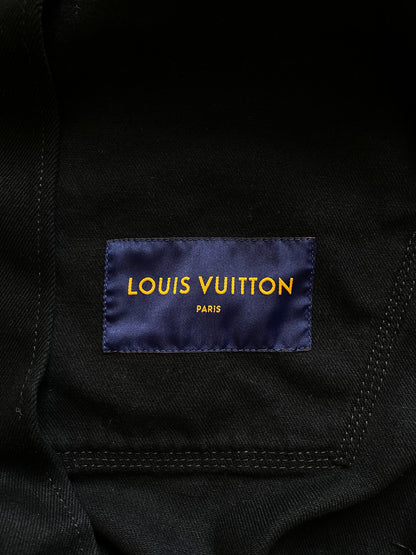 Louis Vuitton Black Monogram Carpenter Hooded Jacket