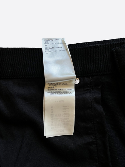 Louis Vuitton Black Monogram Carpenter Pants