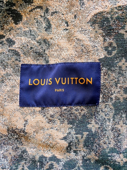 Louis Vuitton Monogram Tapestry Shearling Jacket