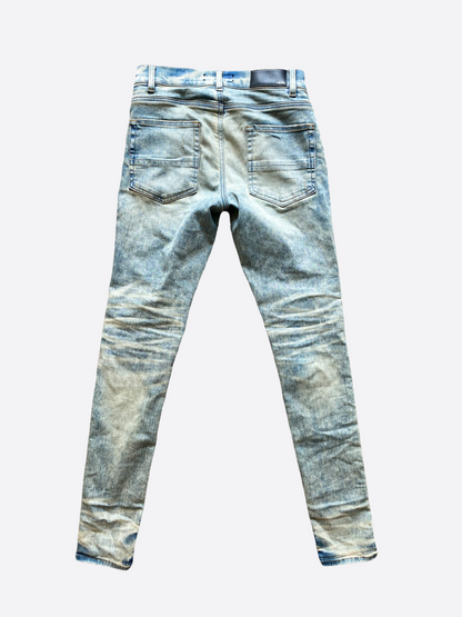 Amiri Blue Bandana Patch MX1 Distressed Jeans