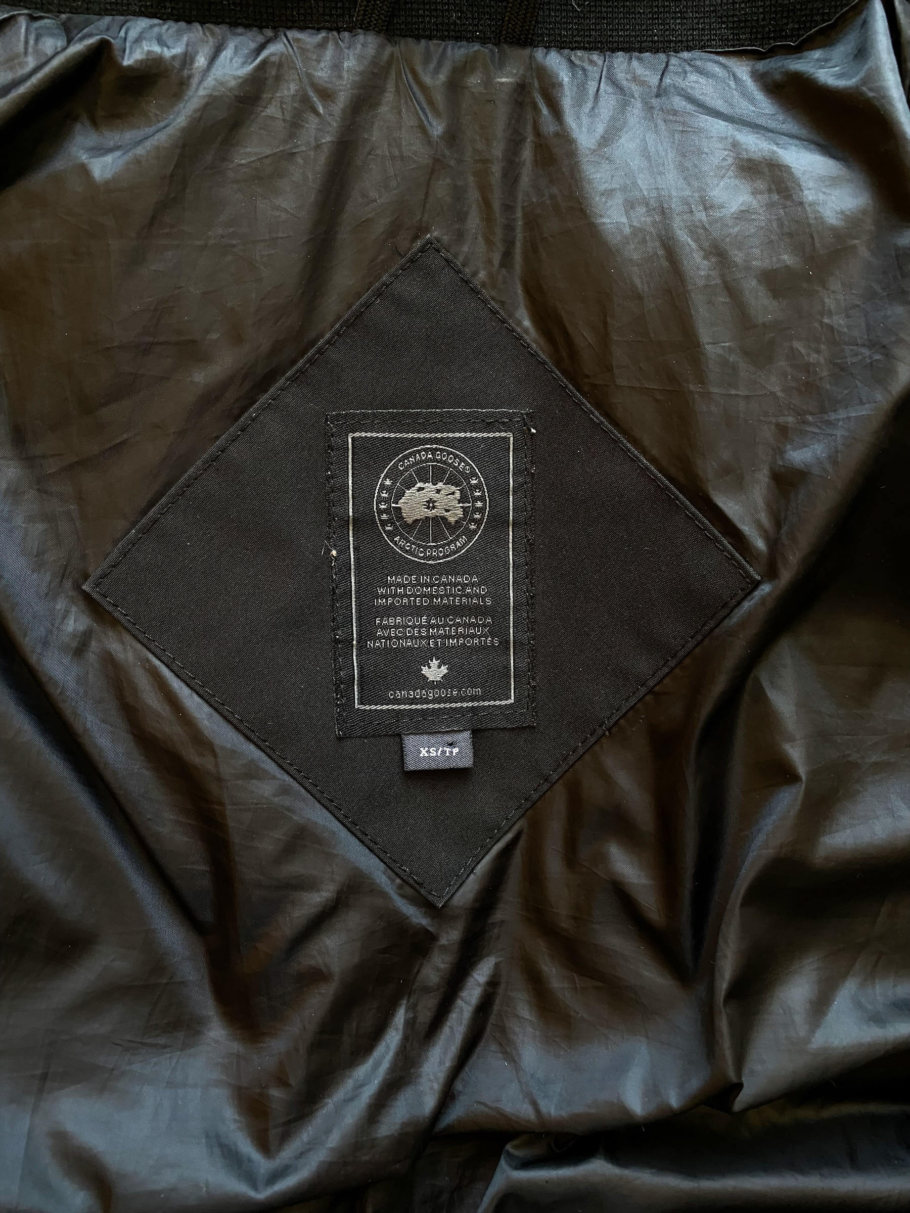 Canada goose top rowley black label