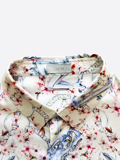 Dior Sorayama Silk Button Up Shirt
