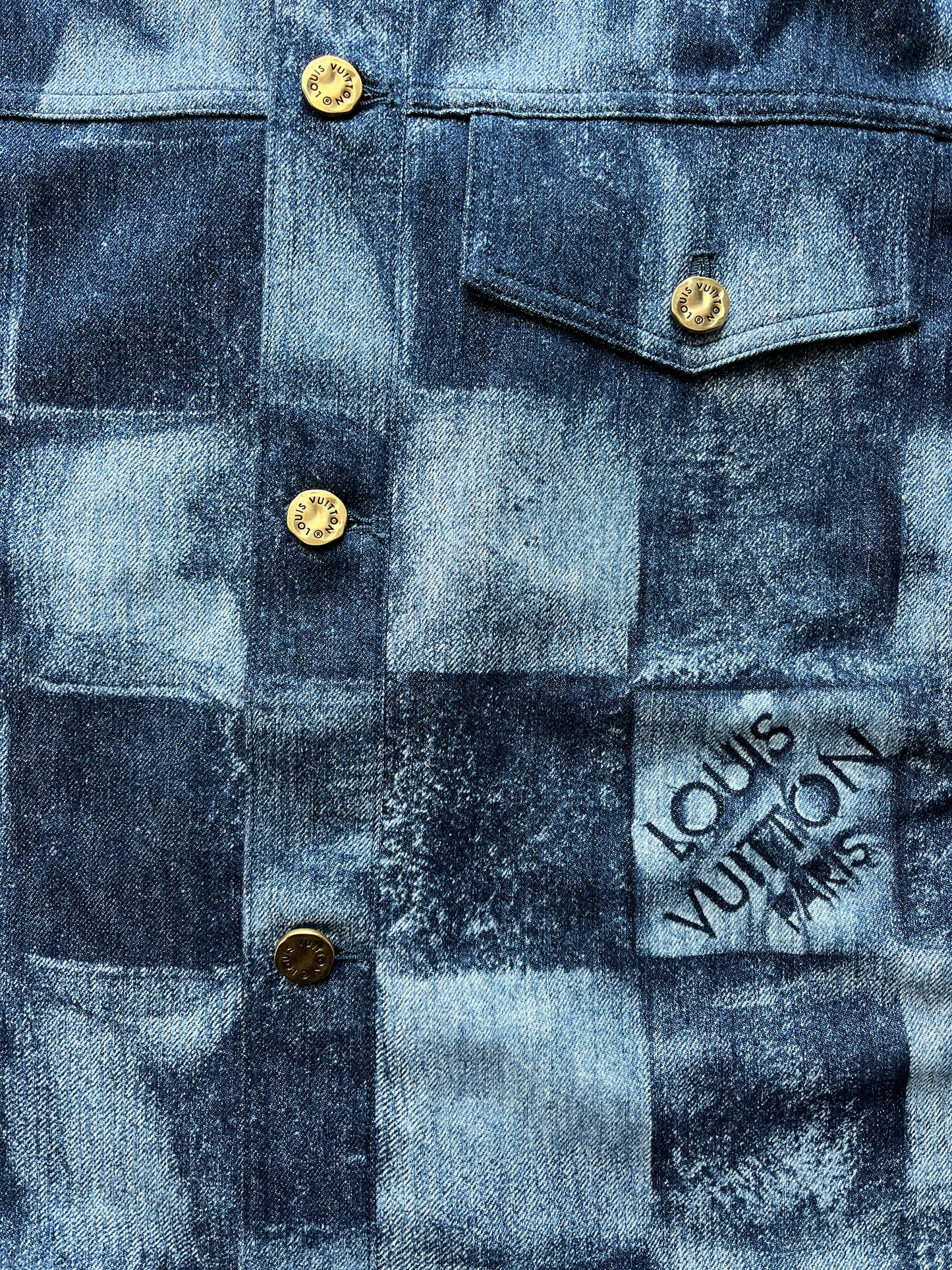 Louis Vuitton Watercolor Damier Button Up Shirt – Savonches