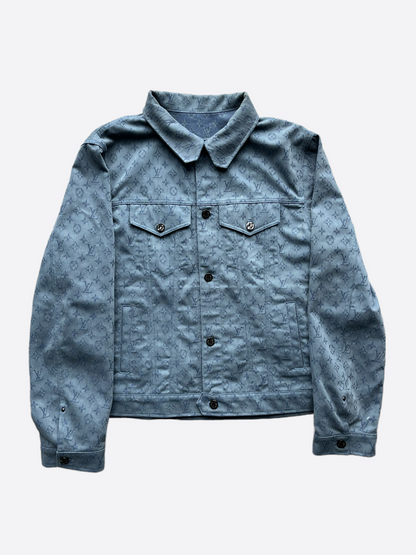 Louis Vuitton Blue Monogram Denim Jacket