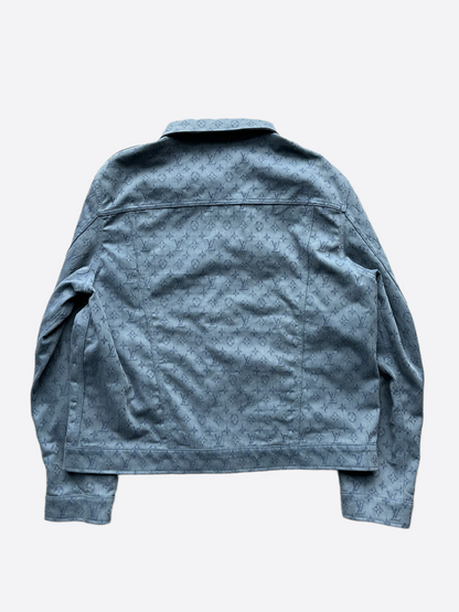 Louis Vuitton Blue Monogram Denim Jacket