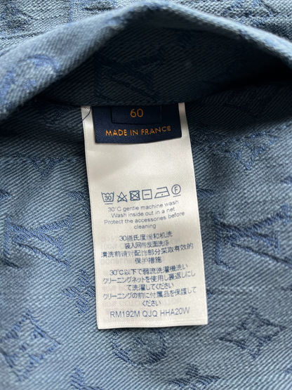 Louis Vuitton Blue Monogram Denim Jacket