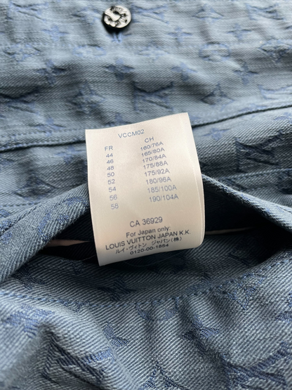 Louis Vuitton Blue Monogram Denim Jacket