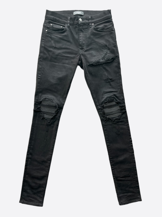 Amiri Black Distressed MX1 Jeans