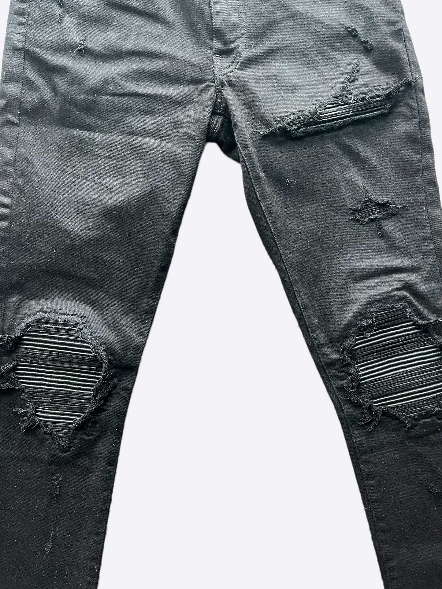 Amiri Black Distressed MX1 Jeans