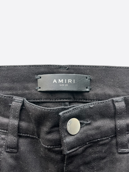 Amiri Black Distressed MX1 Jeans