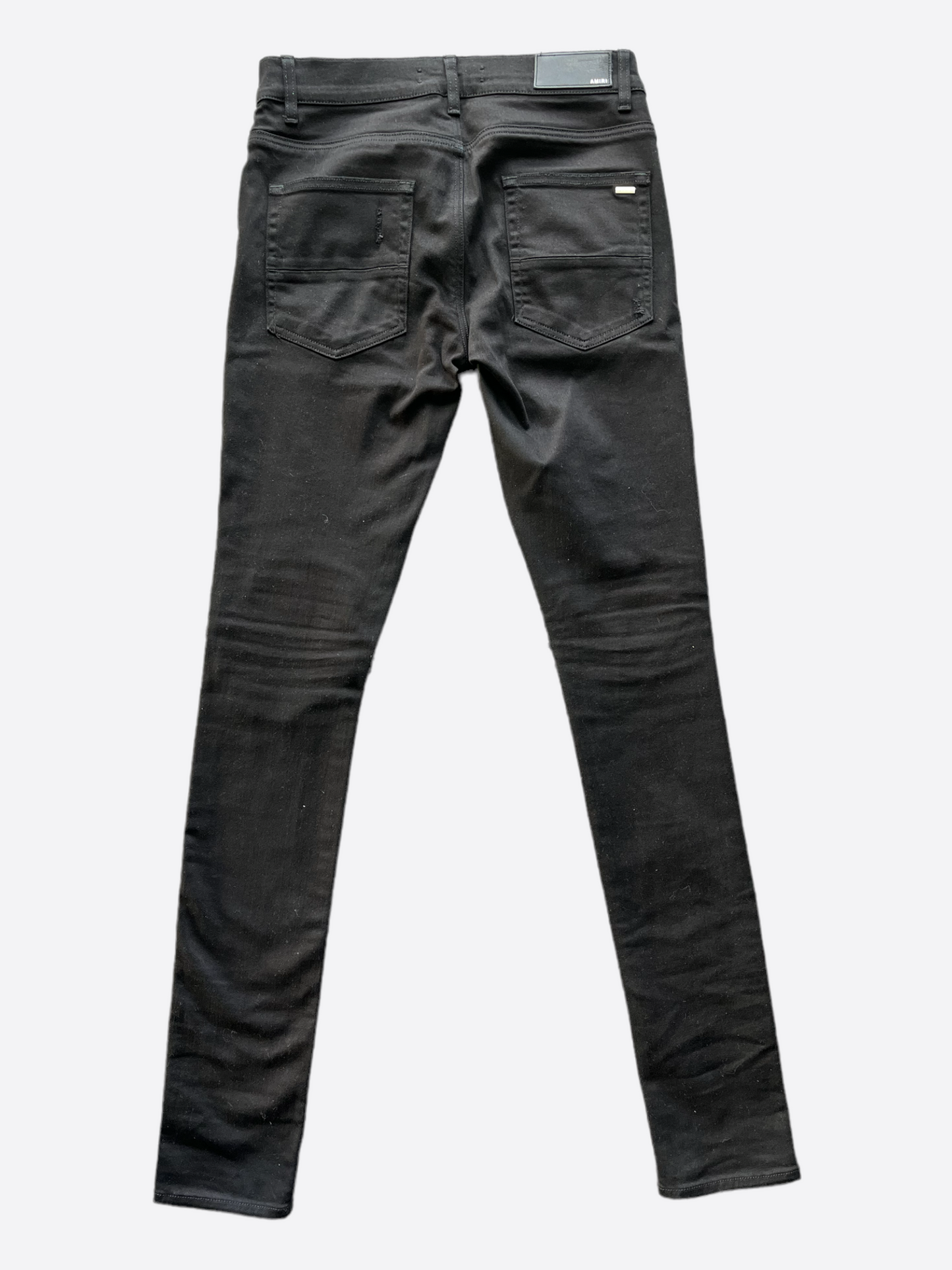 Amiri Black Distressed MX1 Jeans