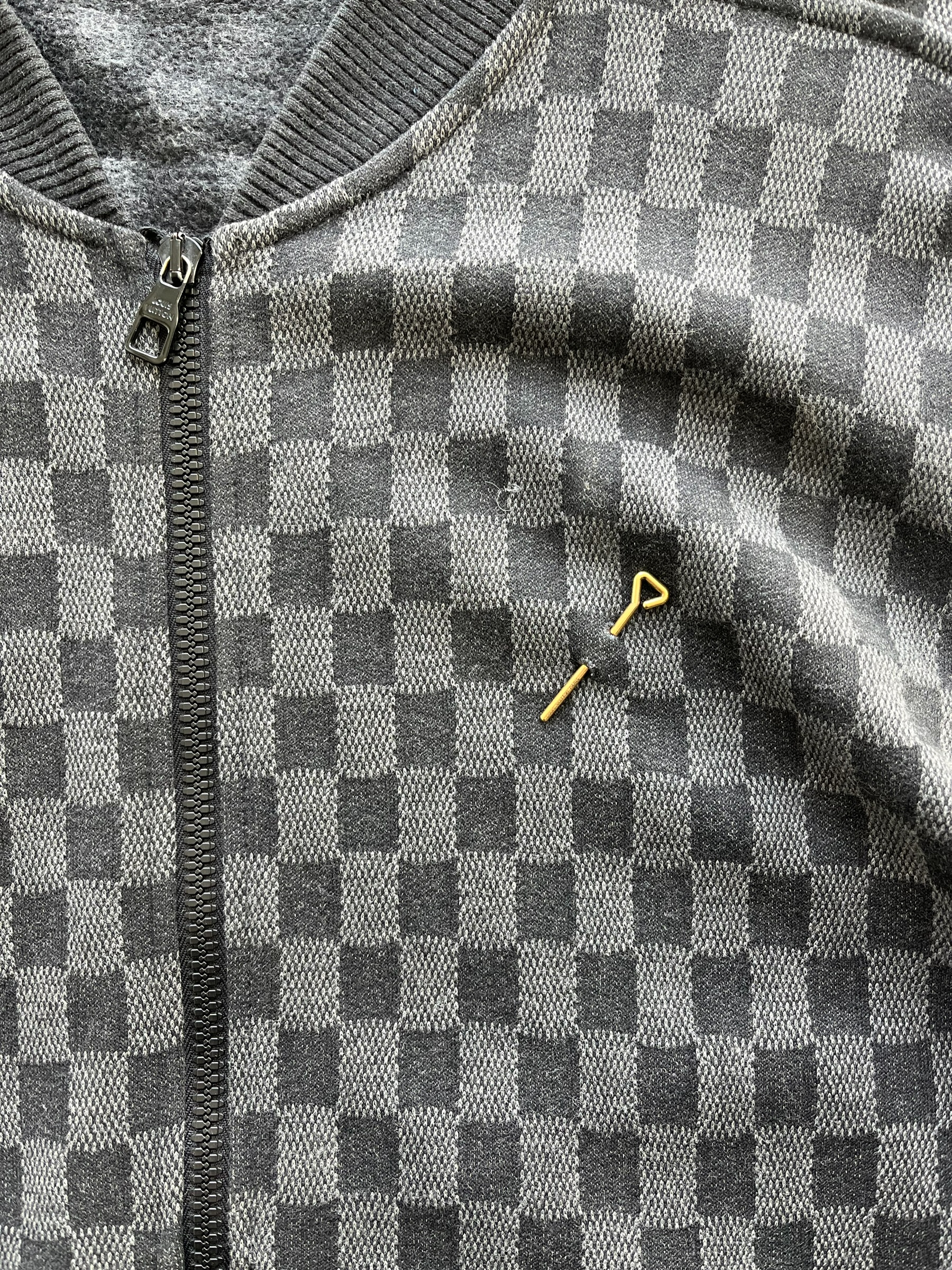 Louis Vuitton, Jackets & Coats, Louis Vuitton Damier Graphite Reversible  Jacket