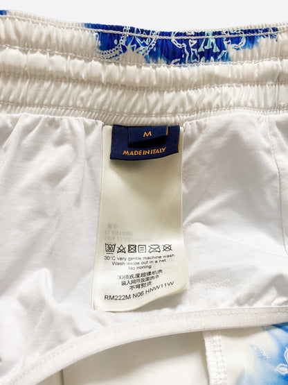 Louis Vuitton Blue Monogram Bandana Swimshorts