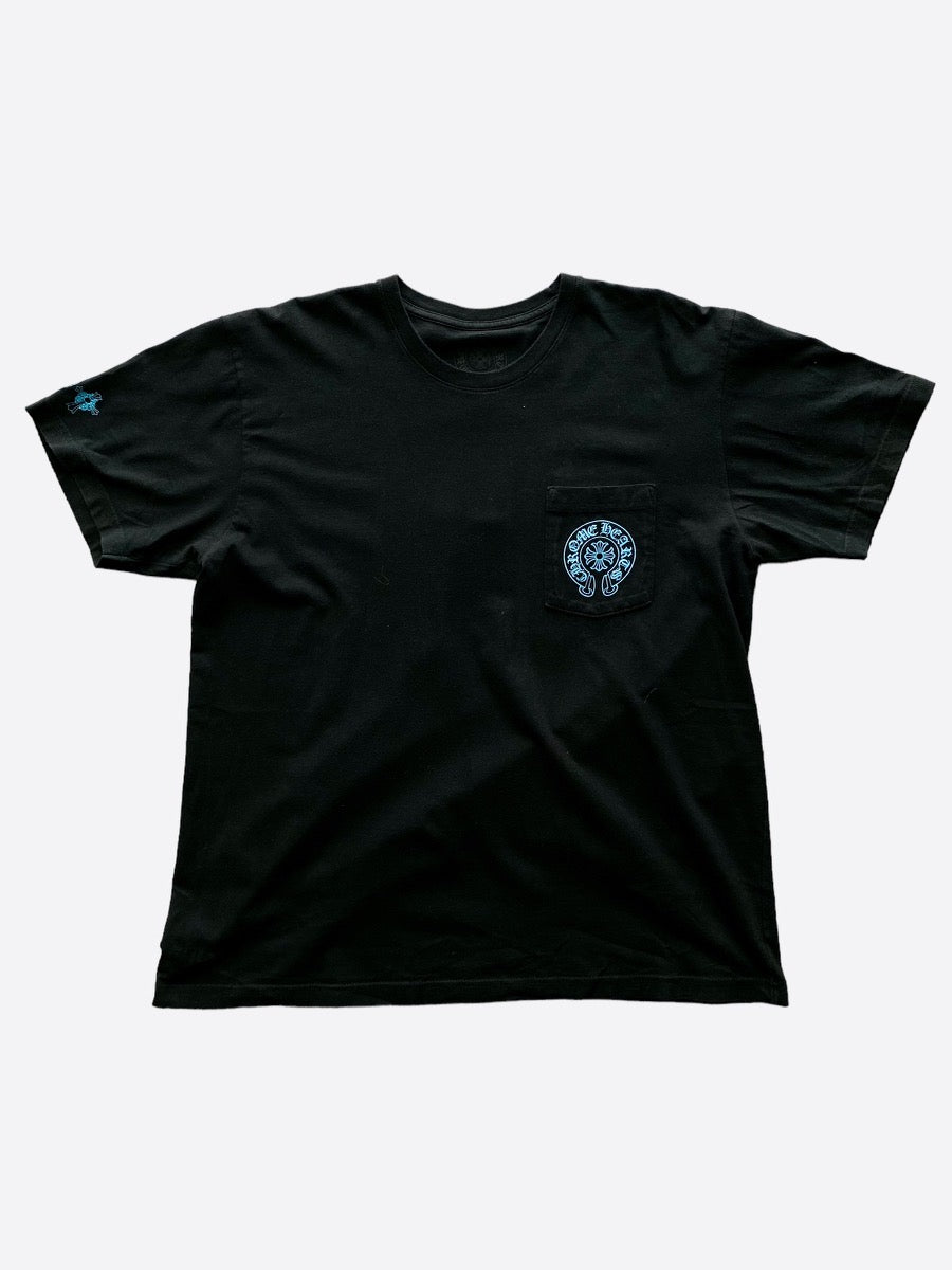 Chrome Hearts Black & Blue Triple Cross T-Shirt – Savonches