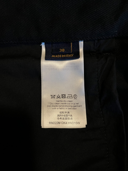 Louis Vuitton Black Monogram Carpenter Pants