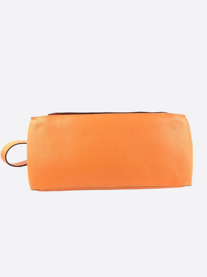 Hermes Orange Clemence Leather Jypiere 34