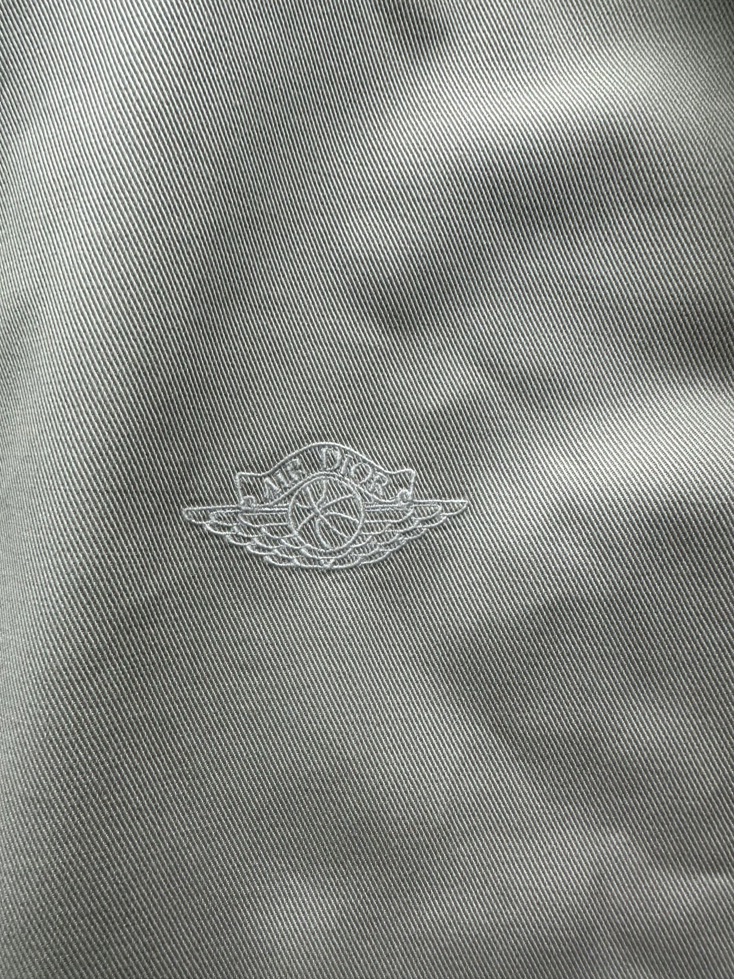 Dior Jordan Air Dior Grey Embroidered Jacket â Savonches