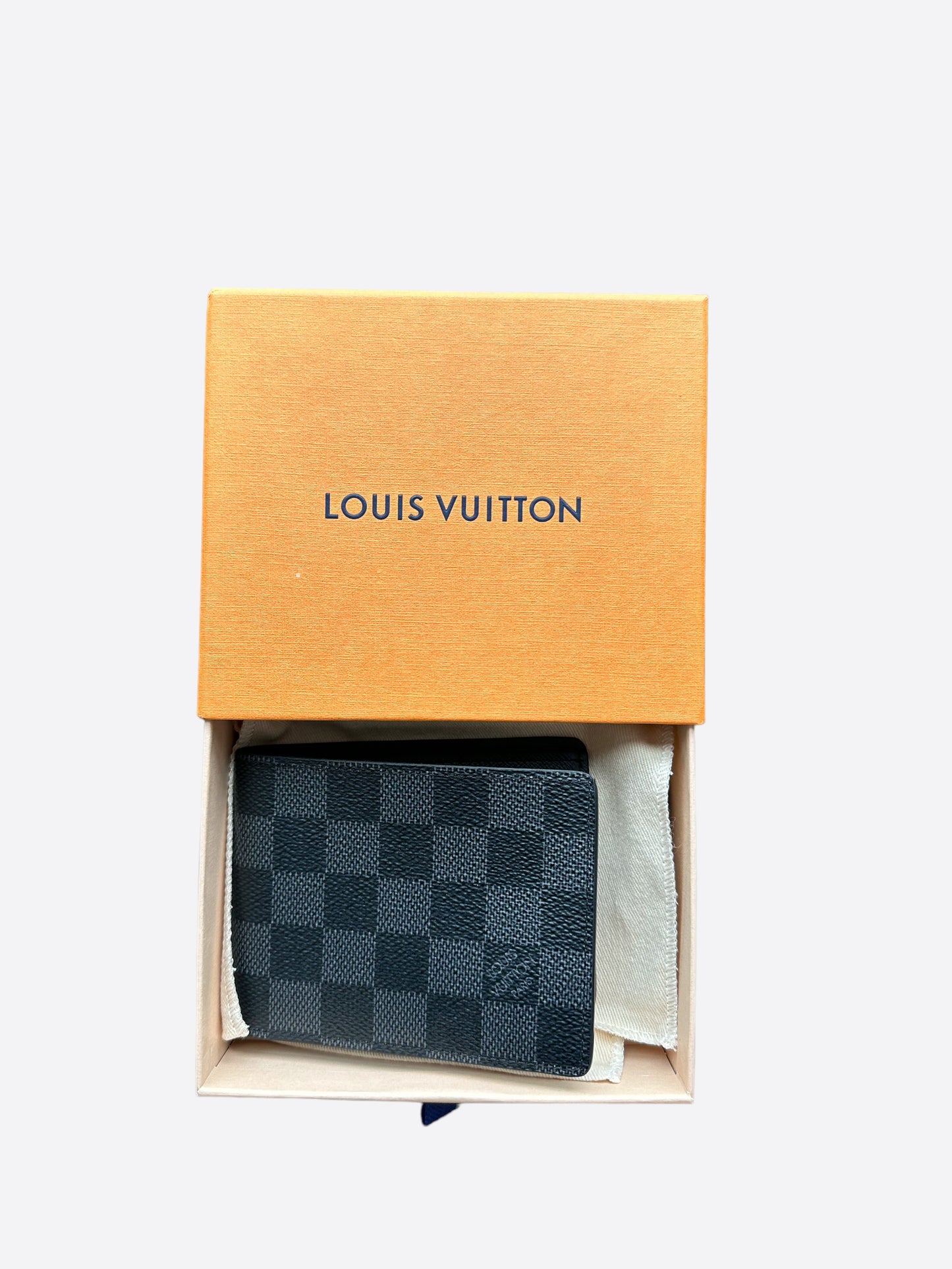 Louis Vuitton 2021 Men’s Multiple Wallet Damier Graphite 3D Canvas