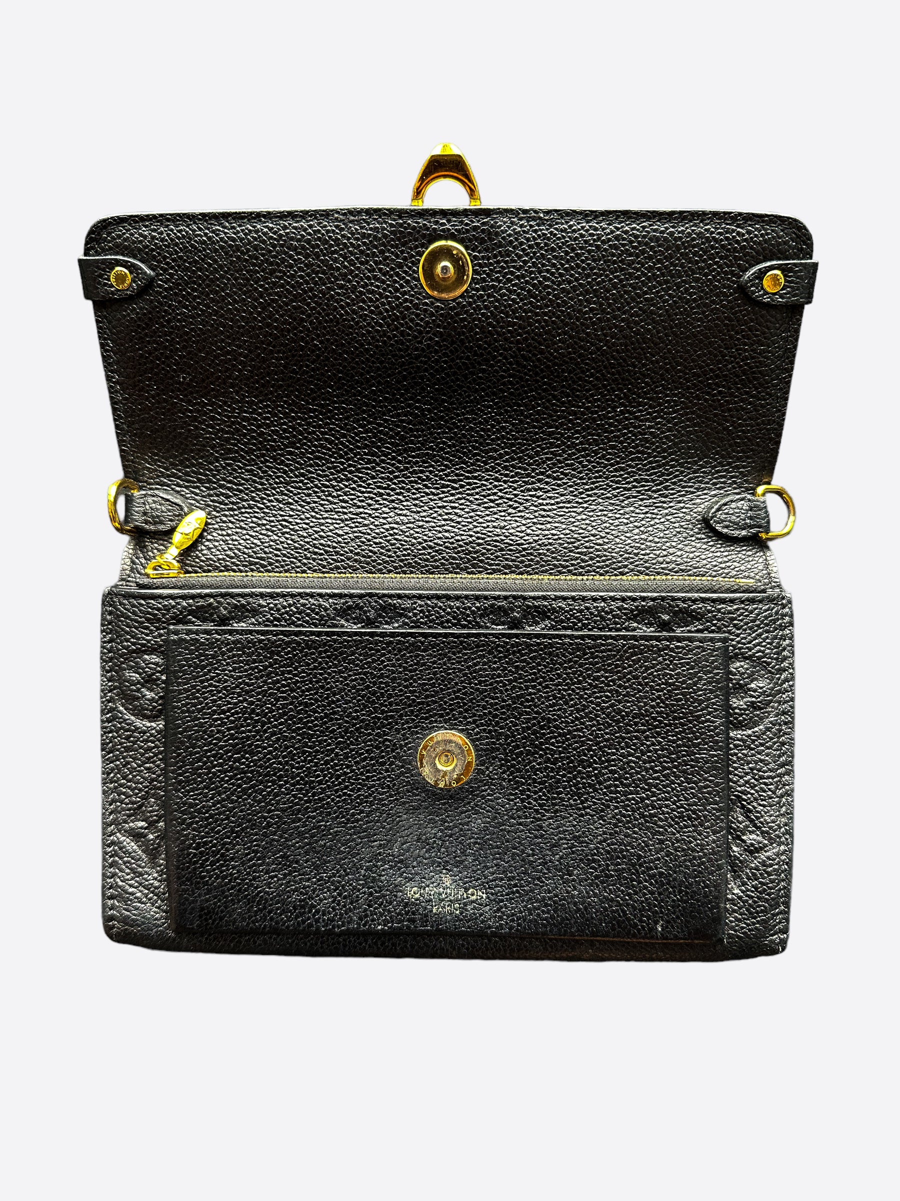 Louis Vuitton® Vavin Chain Wallet Black. Size
