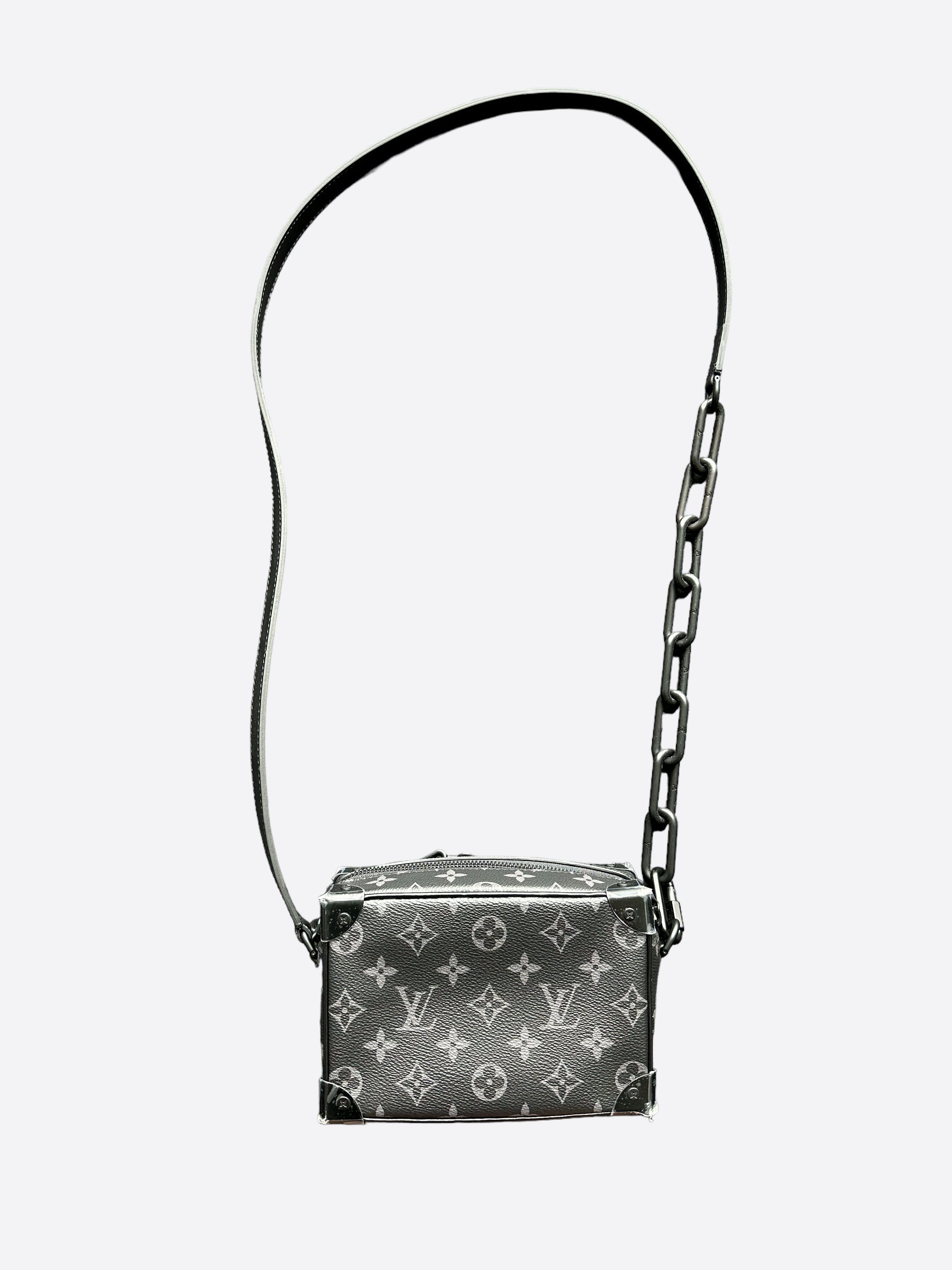 Louis Vuitton LV Monogram Eclipse Floral Mini Soft Trunk Bag