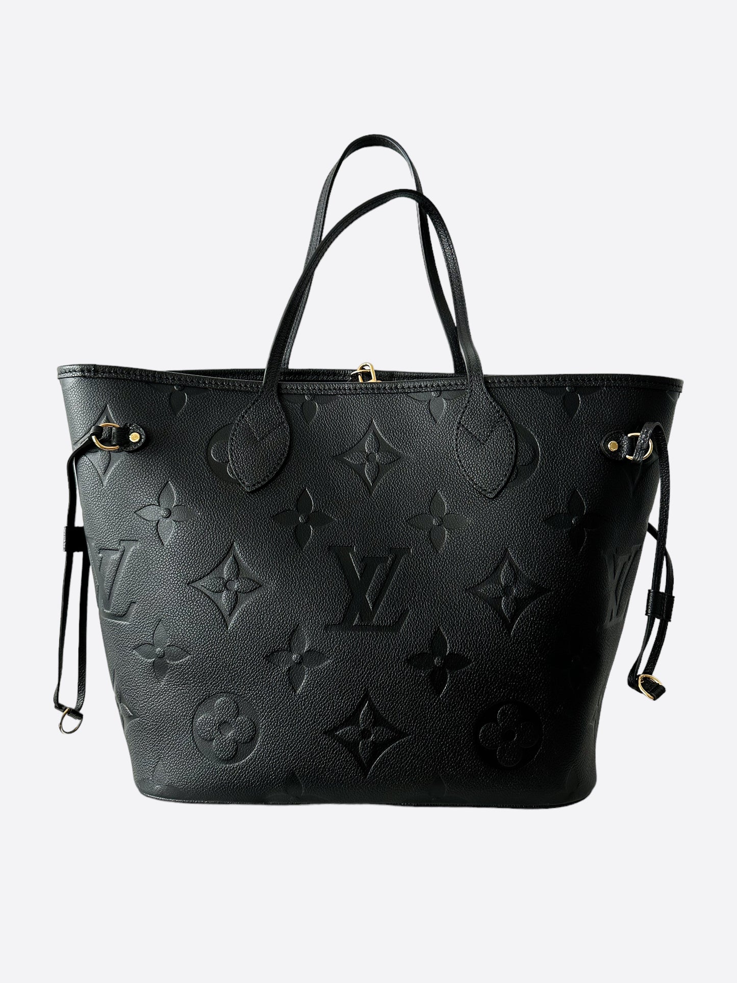 Louis Vuitton Black Monogram Empreinte Neverfull MM