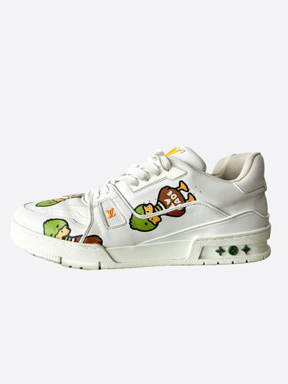 Louis Vuitton Nigo White Duck Logo Trainers