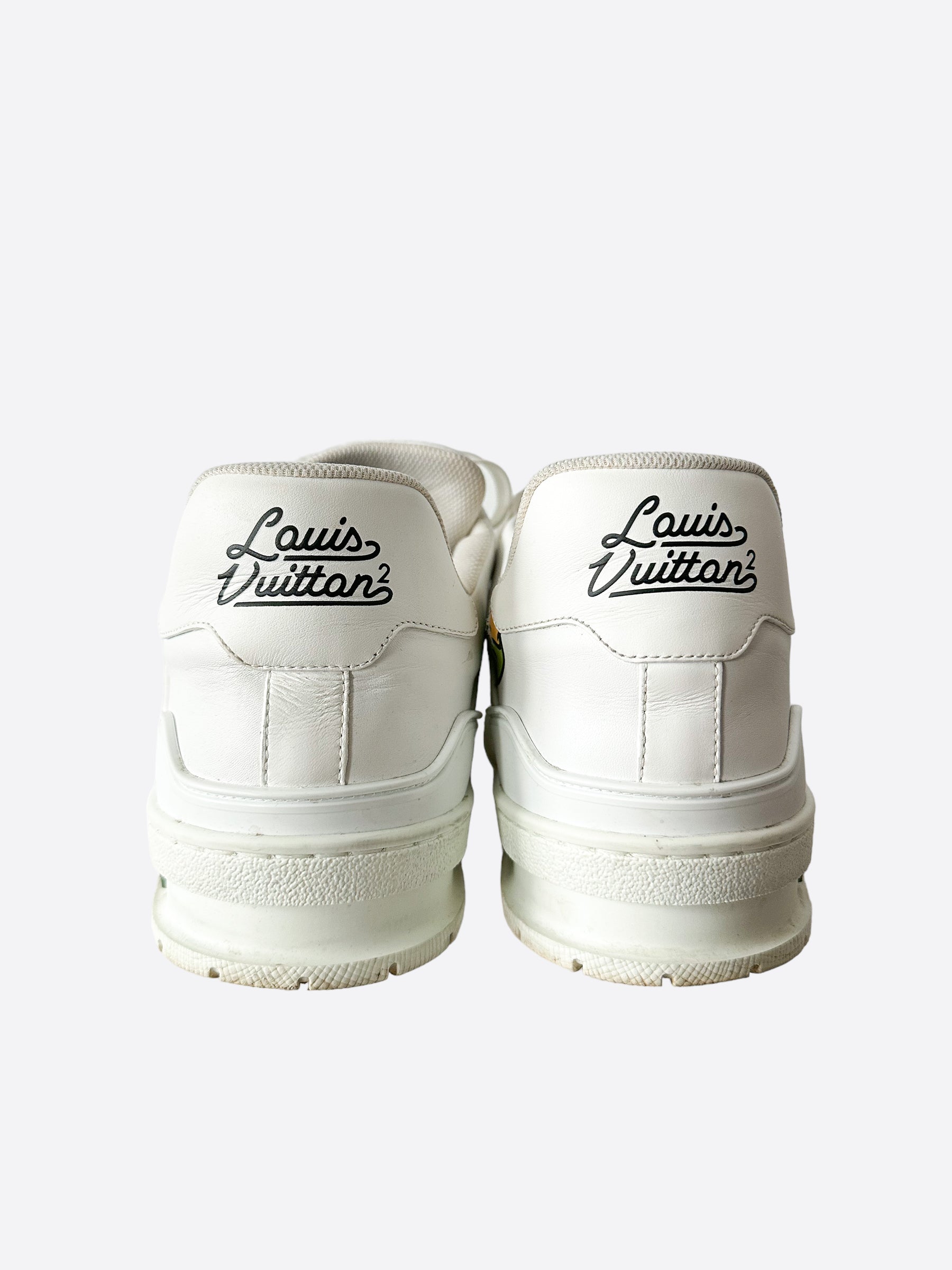Louis Vuitton Beige & White Skate Sneaker – Savonches