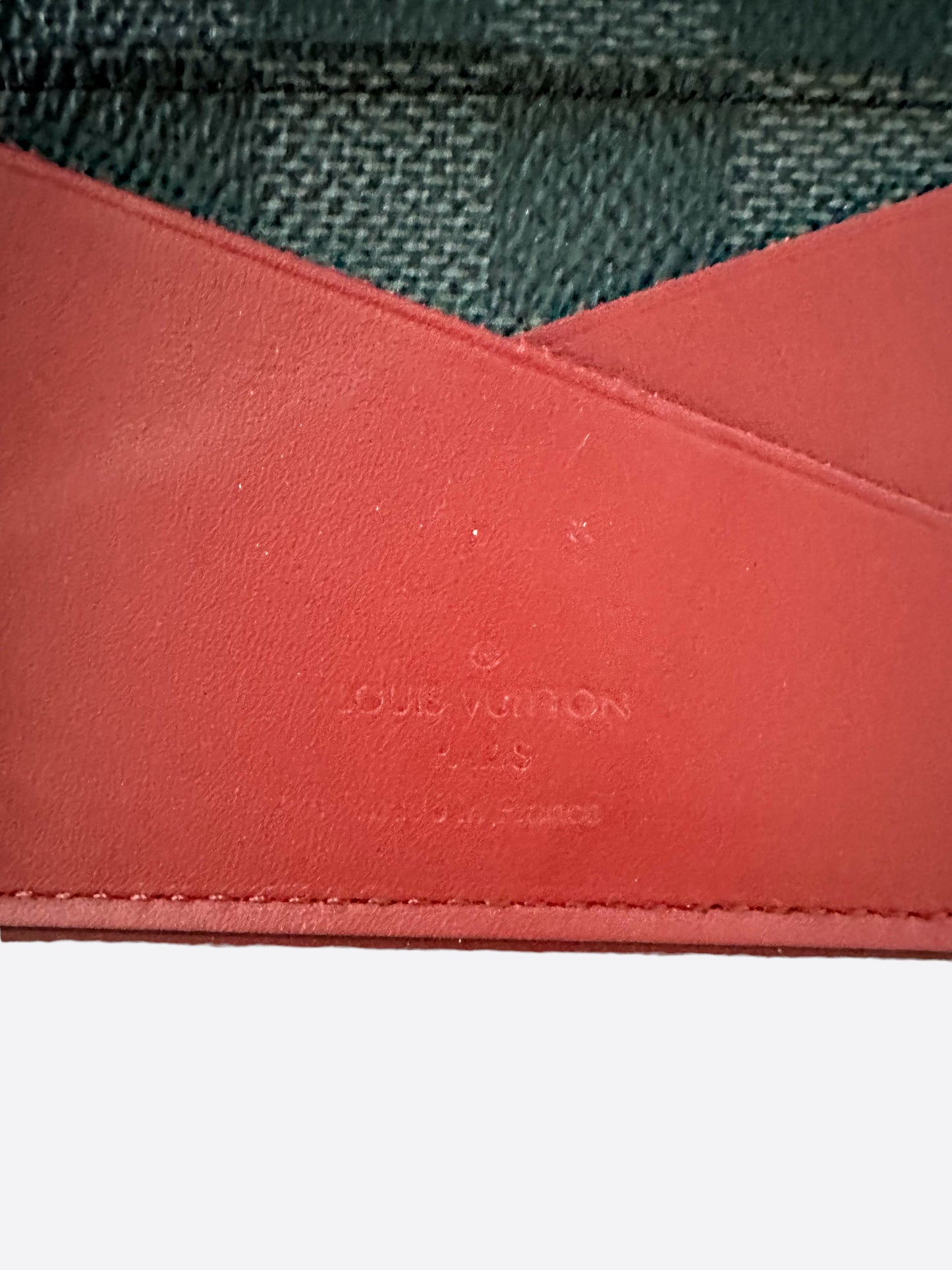 Louis Vuitton Pocket organizer Red Cloth ref.490640 - Joli Closet