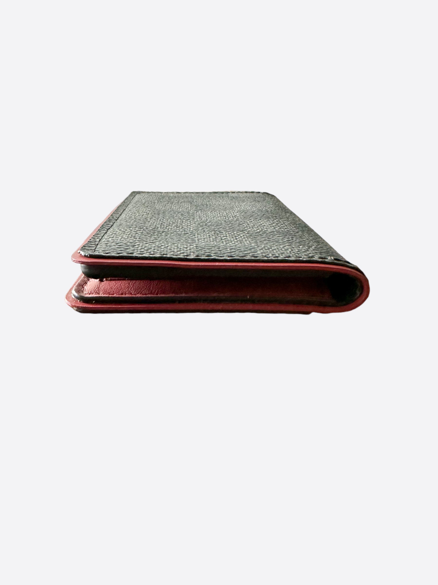 LOUIS VUITTON Slender Pocket Organiser Damier Graphite Gray N60256