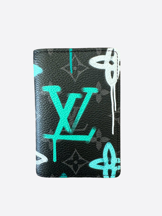 Louis Vuitton Monogram Eclipse Graffiti Pocket Organizer