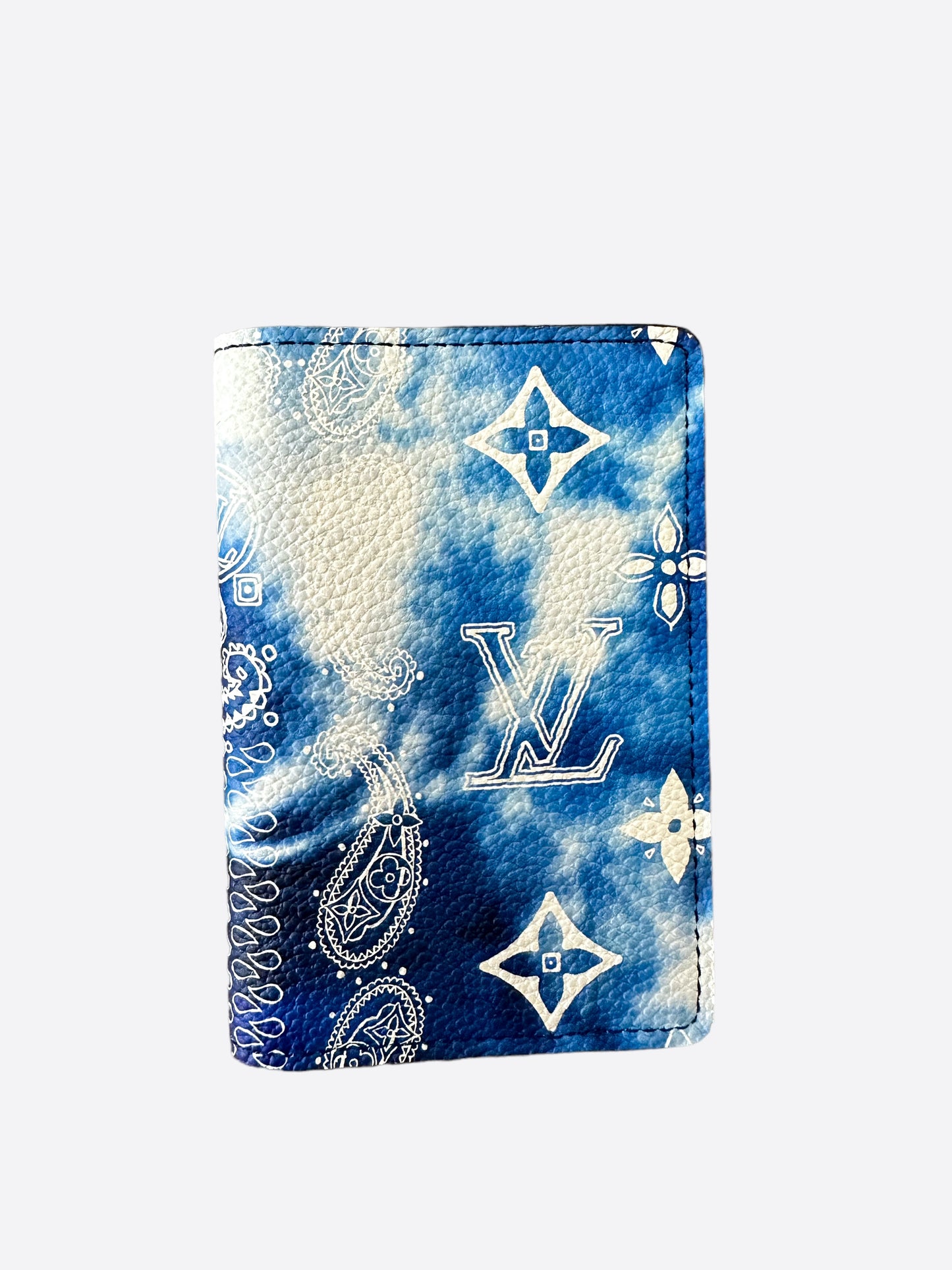 Louis Vuitton Blue Bandana Monogram Pocket Organizer