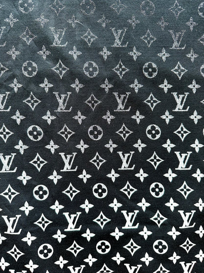 Louis Vuitton Black & White Monogram Gradient T-Shirt