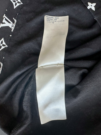 Louis Vuitton Black & White Monogram Gradient T-Shirt