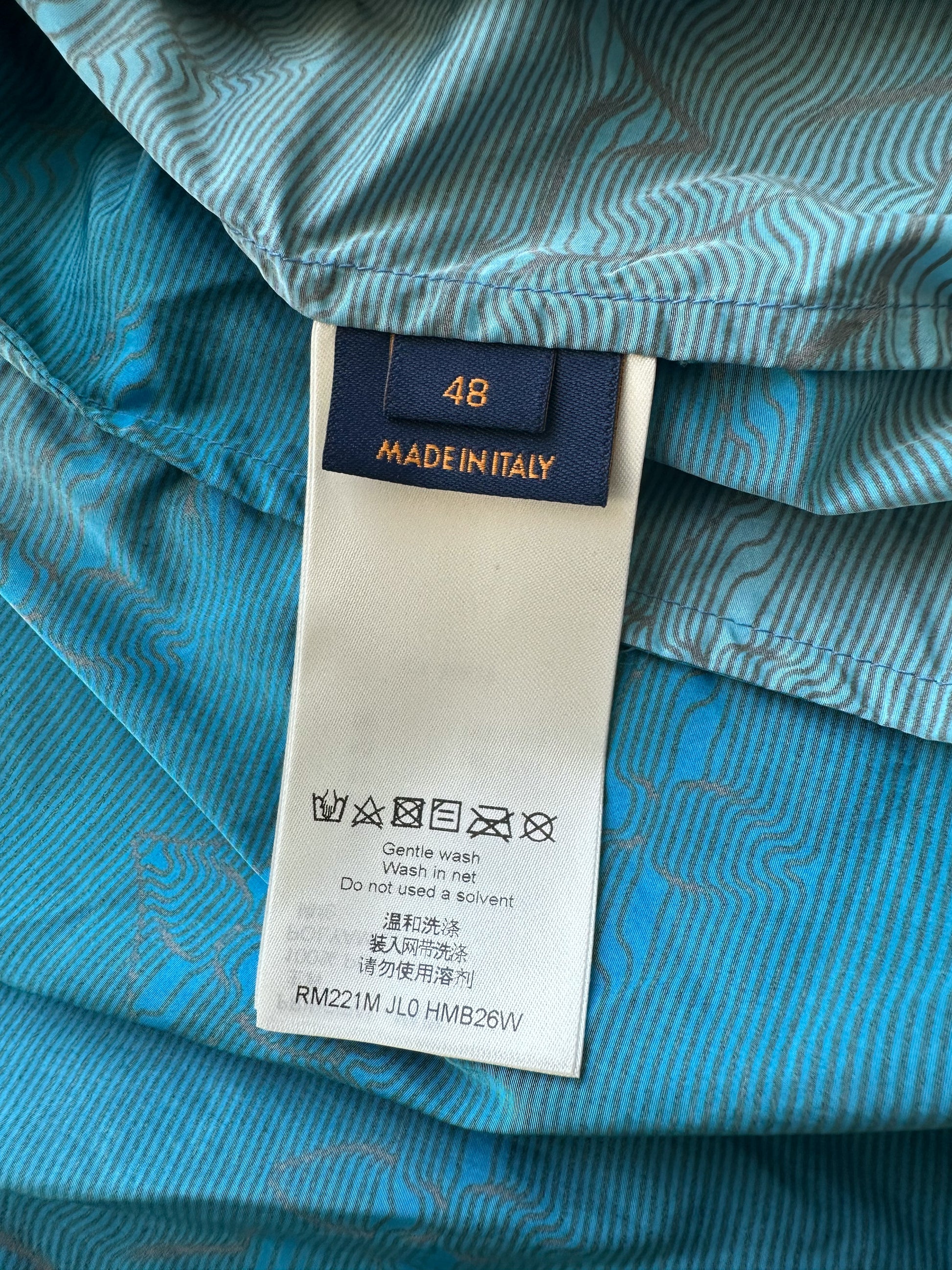 Louis Vuitton Blue 2054 Monogram Windbreaker Jacket