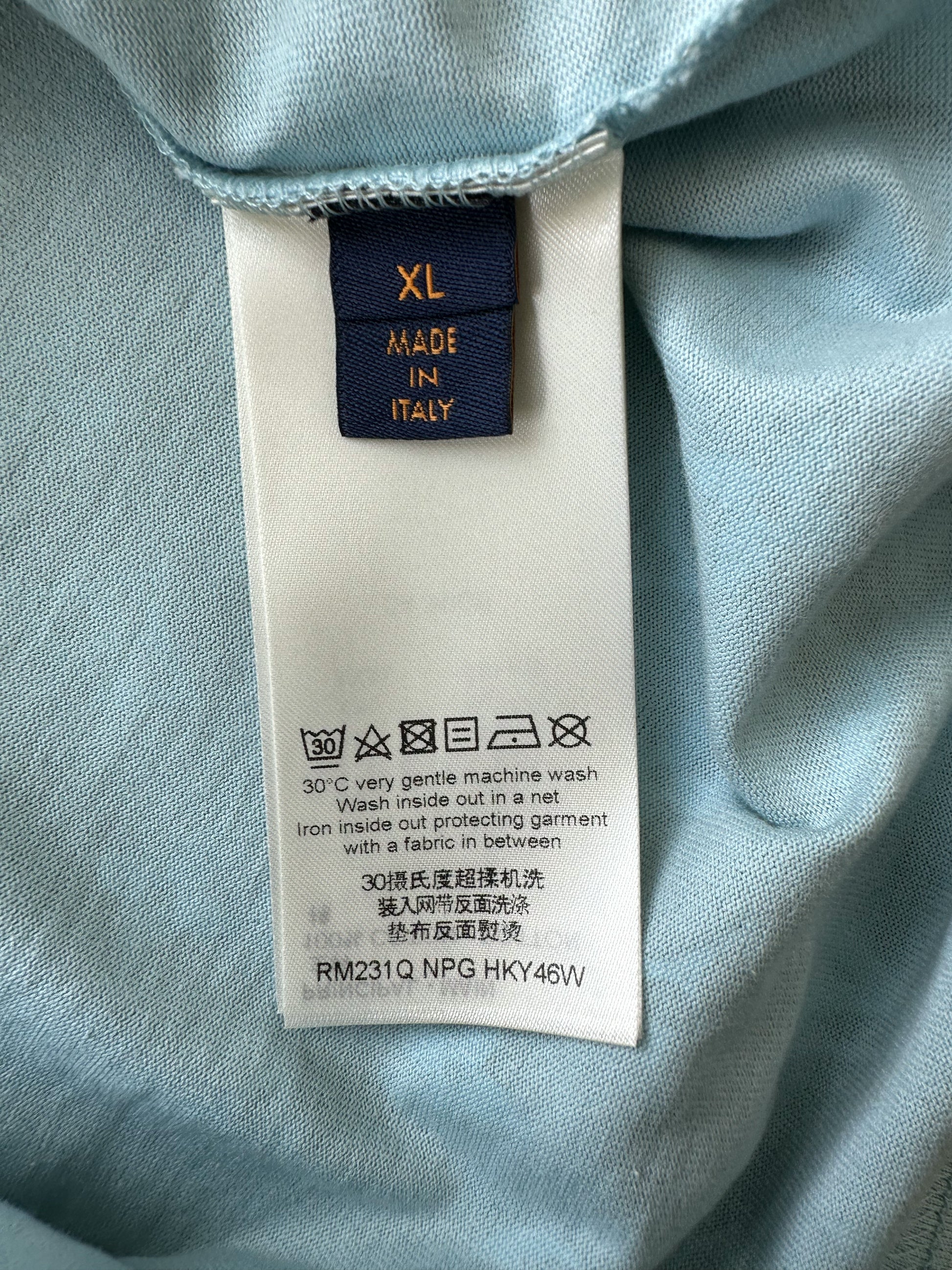 Louis Vuitton 1AATQN Monogram Gradient T-Shirt , Blue, S