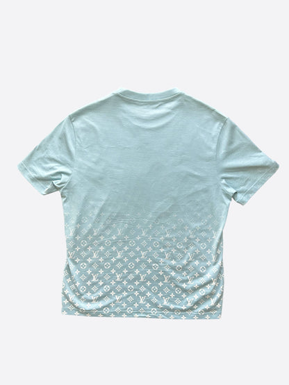 Louis Vuitton Blue & White Gradient Monogram T-Shirt