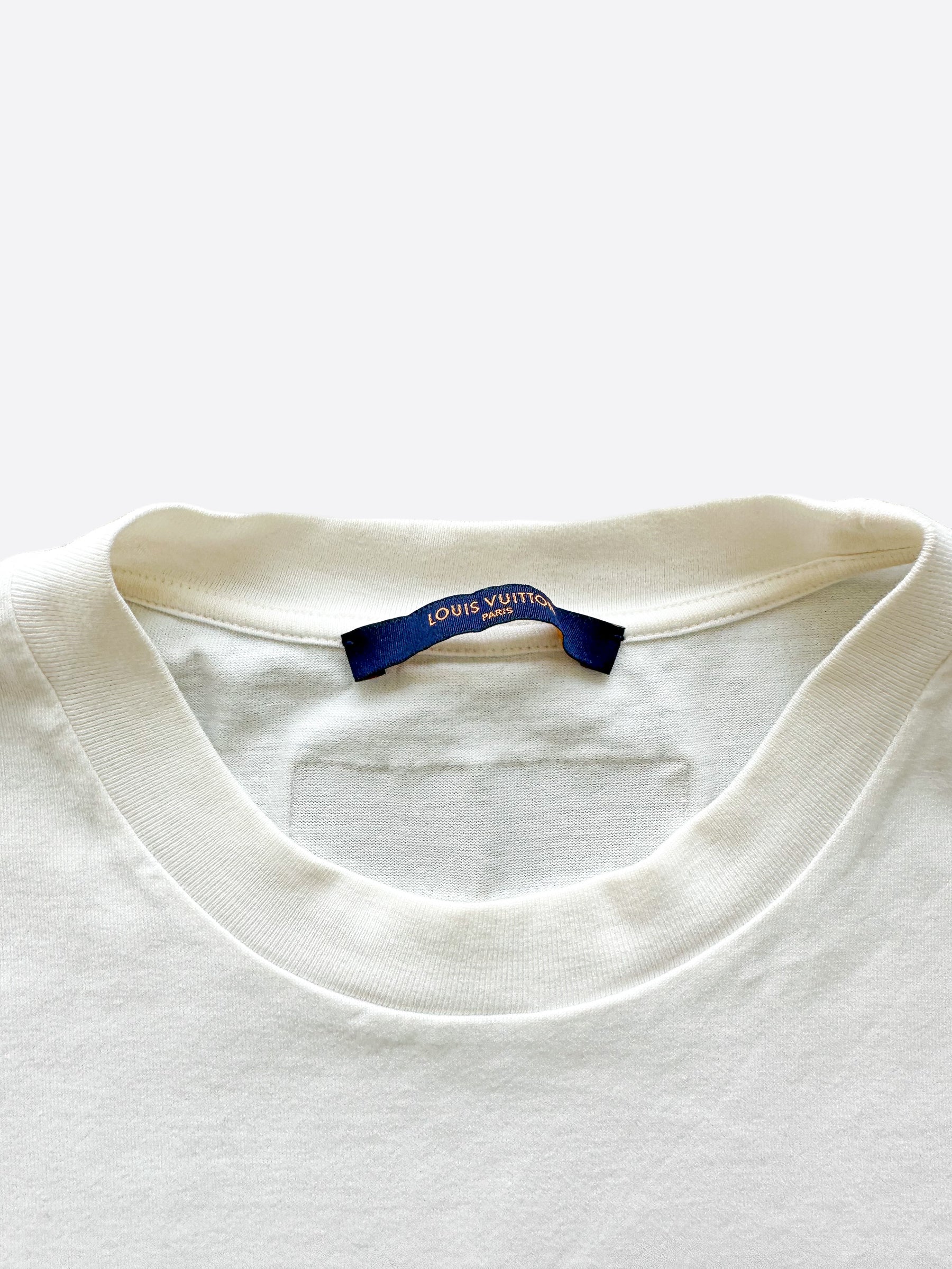 Louis Vuitton® Inside Out T-shirt Milk White. Size L0
