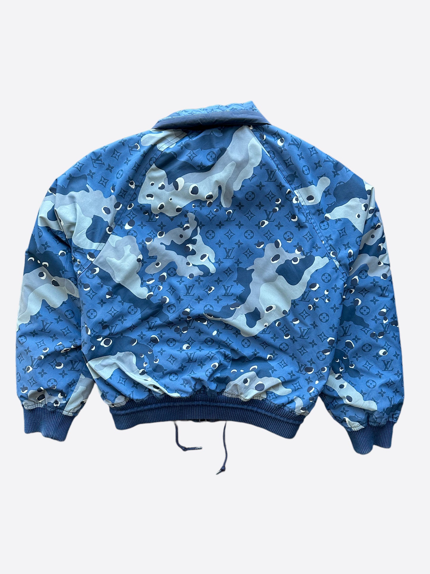 Louis Vuitton Blue Camouflage Monogram Reversible Jacket – Savonches