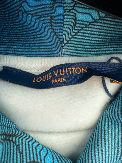 Louis Vuitton Blue 2054 Monogram Hoodie