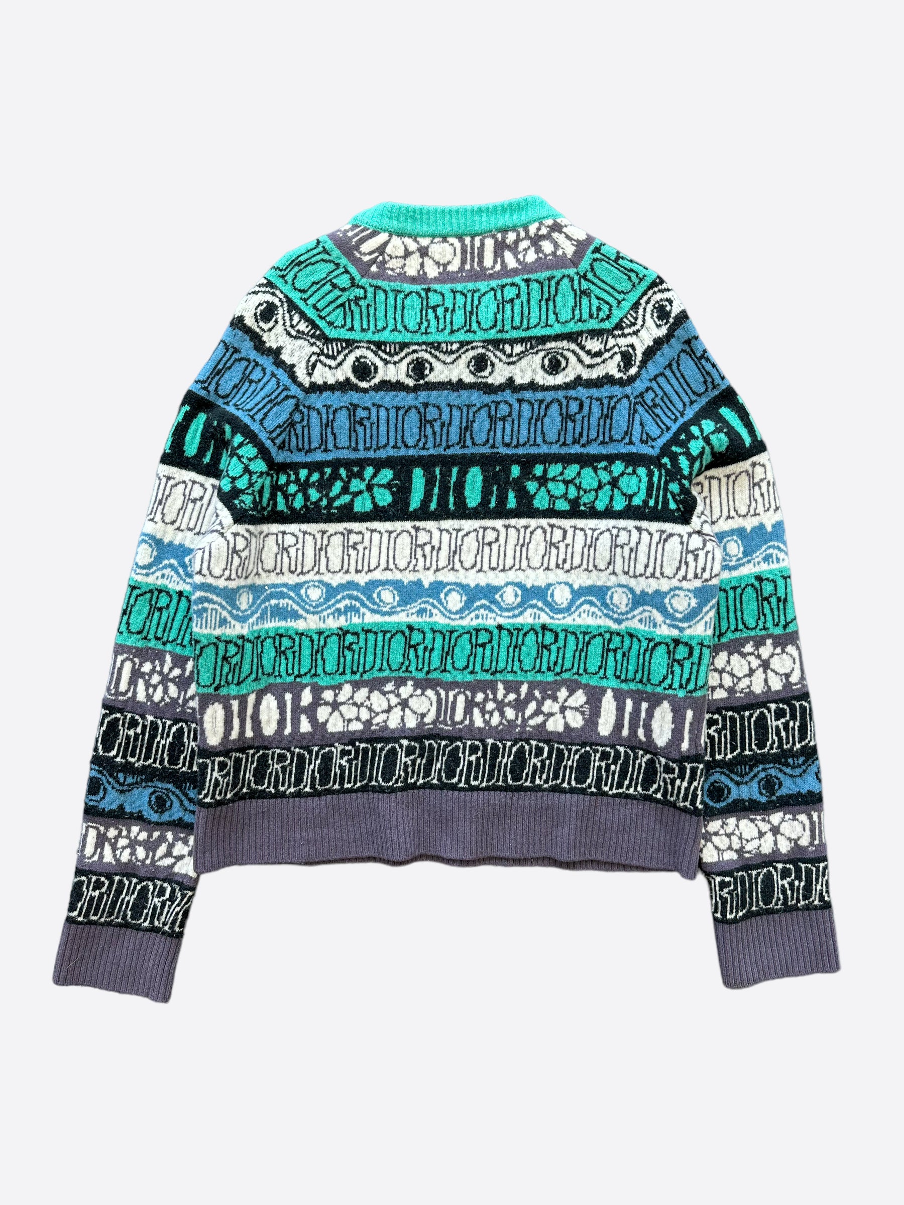 Dior Stussy Multicolor Knit Sweater – Savonches