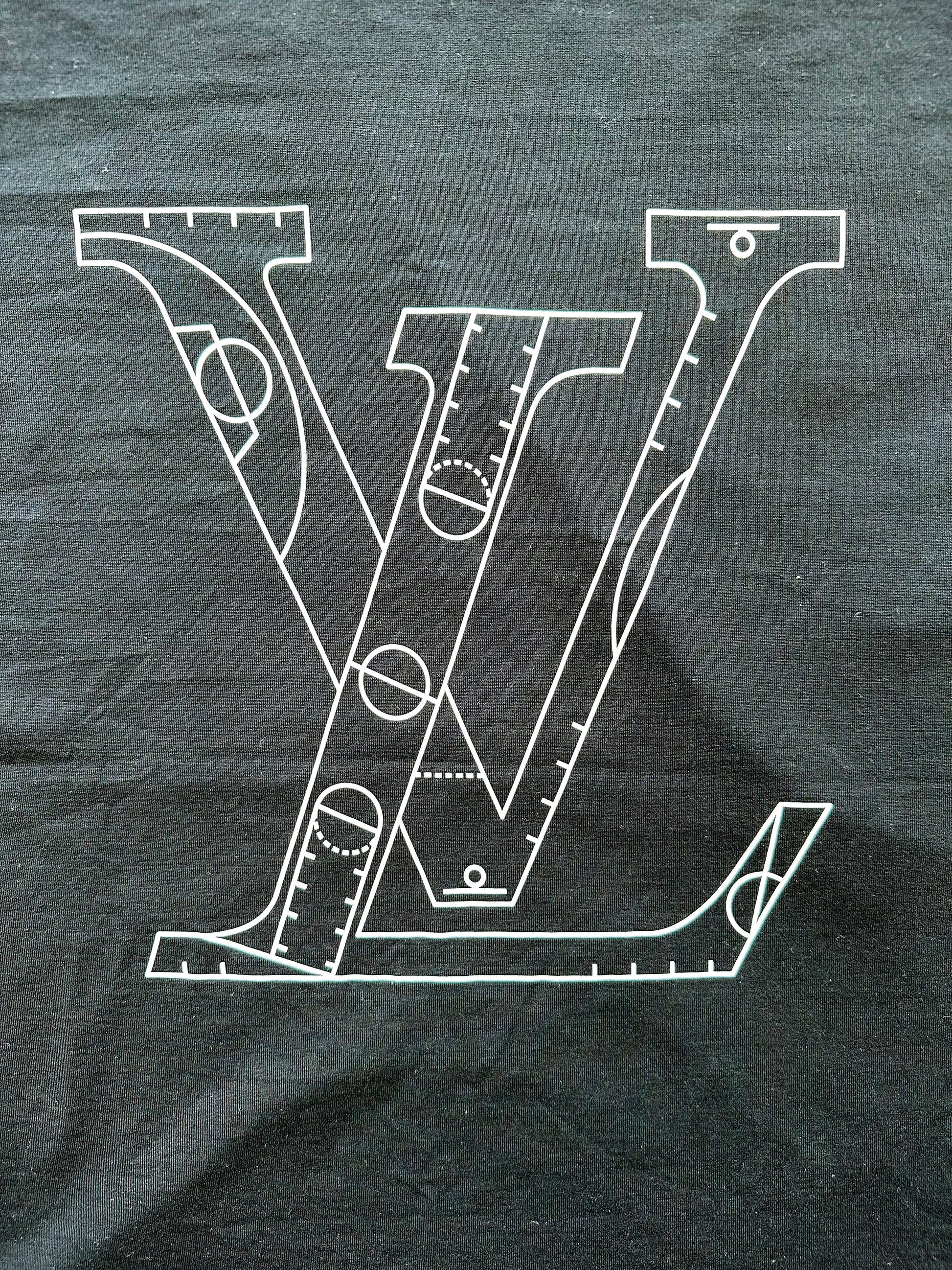 Louis Vuitton Black NBA Logo T-Shirt