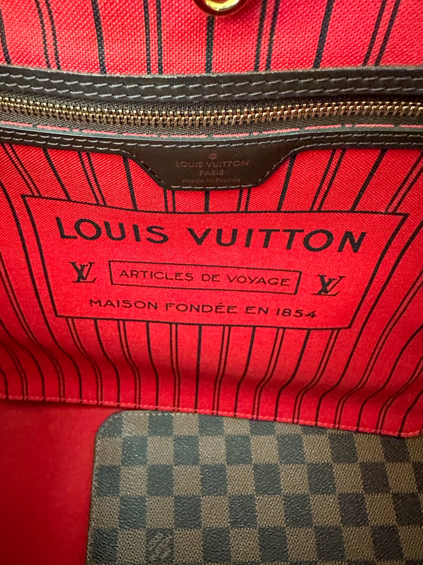 Louis Vuitton Damier Ebene Neverfull GM