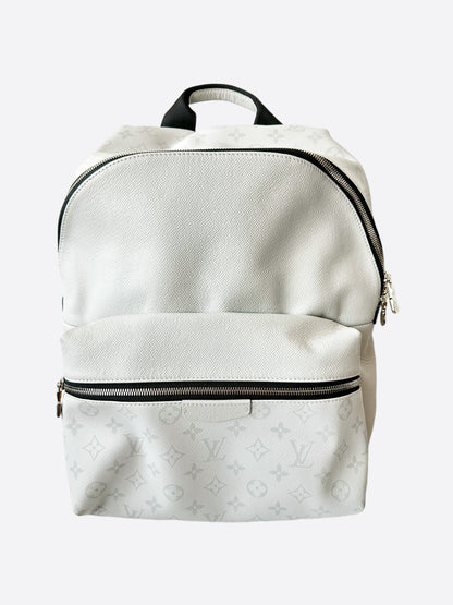 Louis Vuitton White Leather Monogram Discovery Backpack