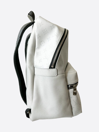 Louis Vuitton White Leather Monogram Discovery Backpack