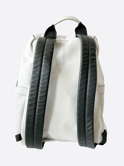 Louis Vuitton White Leather Monogram Discovery Backpack