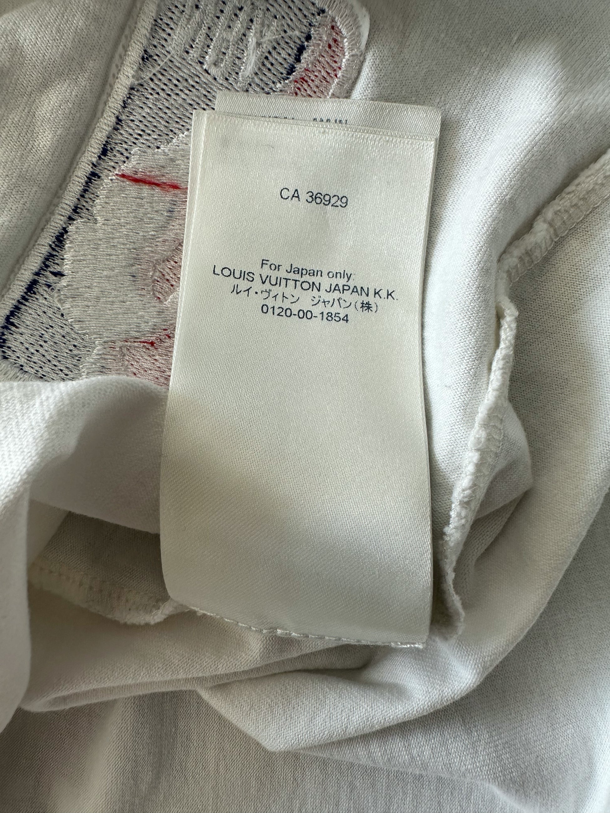 Louis Vuitton White Cotton NBA Short Sleeve T-Shirt S Louis