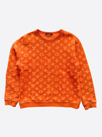 Louis Vuitton Orange Monogram Sweater