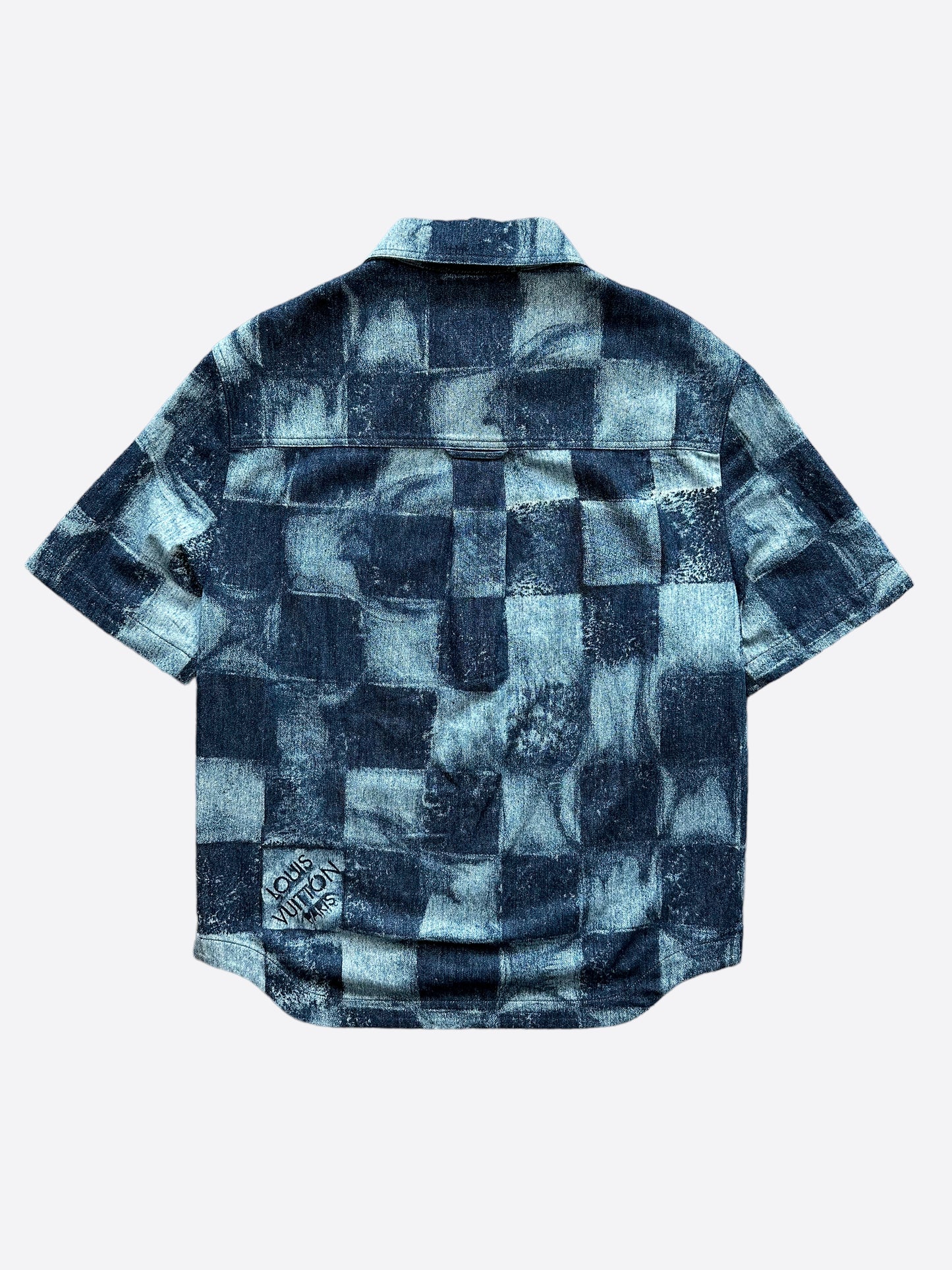 100% AUTHENTIC LOUIS Vuitton Damier Graphite Shirt Button Down Sz Xxl  $449.99 - PicClick