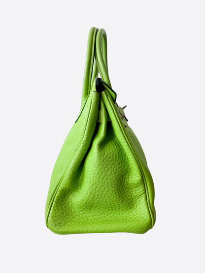 Hermès Lime Green Togo Leather Birkin 30